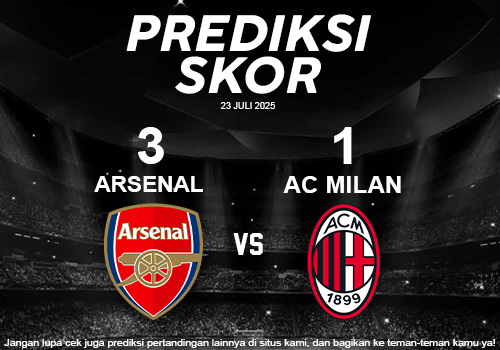 Prediksi Skor Arsenal vs AC Milan