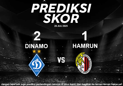 Prediksi skor Dynamo Kyiv vs Hamrun Spartans FC