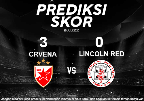 Prediksi Skor Crvena Zvezda VS Lincoln Red Imps