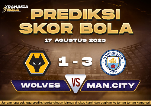 Prediksi Skor Bola Wolverhampton VS Manchester City 17 Agustus 2025
