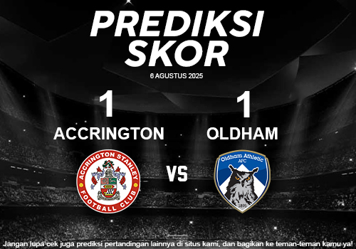 Prediksi Skor Accrington VS Oldham