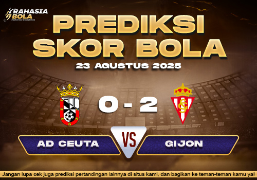 Prediksi Skor Bola AD Ceuta vs Sporting Gijon 24 Agustus