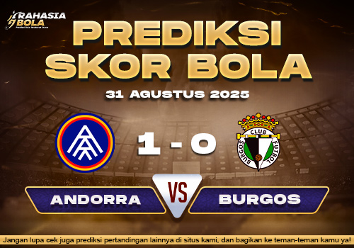 Prediksi Skor Bola Andorra vs Burgos 31 Agustus 2025