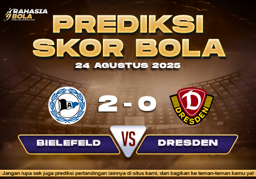 Prediksi Skor Bola Bielefeld vs Dynamo Dresden 24 Agustus 2025