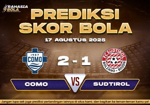 Prediksi Skor Bola Como vs Sudtirol 17 Agustus 2025