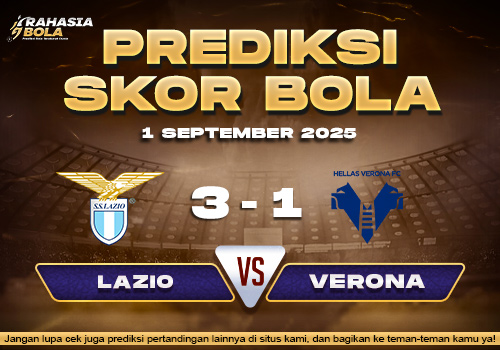 Prediksi Skor Bola Lazio vs Verona 1 September 2025