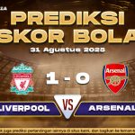 Prediksi Skor Bola Liverpool vs Arsenal 31 Agustus 2025