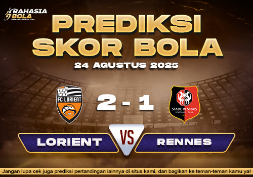 Prediksi Skor Bola Lorient vs Rennes 24 Agustus 2025