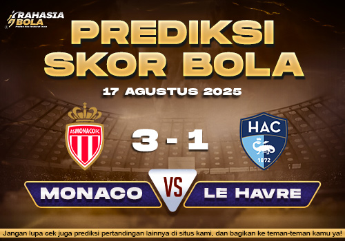 Prediksi Skor Bola Monaco vs Le Havre 17 Agustus 2025