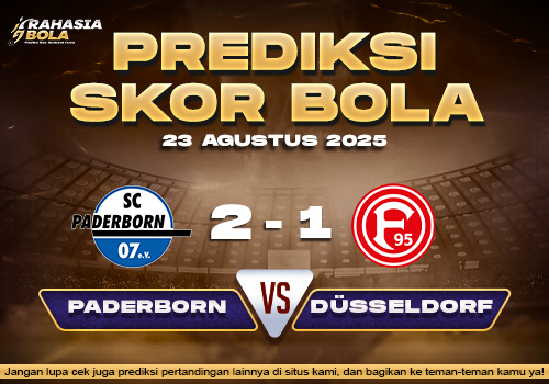Prediksi Skor Bola Paderborn 07 vs Dusseldorf 23 Agustus