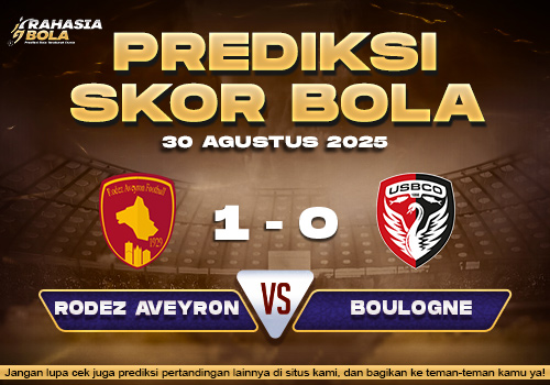 Prediksi Skor Bola Rodez Aveyron vs Boulogne 30 Agustus 2025