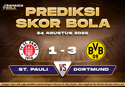 Prediksi Skor Bola St. Pauli vs Dortmund 24 Agustus 2025