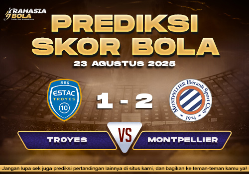 Prediksi Skor Bola Troyes vs Montpellier 23 Agustus 2025