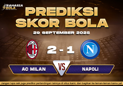 Prediksi Skor Bola AC Milan vs Napoli 29 September 2025