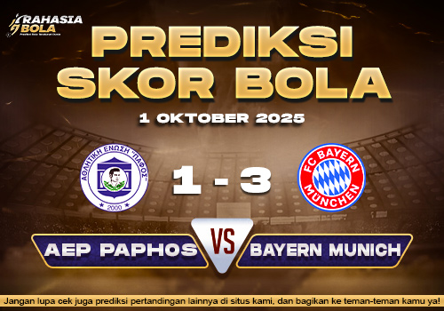 Prediksi Skor Bola AEP Paphos vs Bayern Munich 1 Oktober 2025