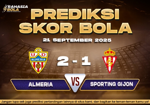 Prediksi Skor Bola Almeria vs Sporting Gijon 21 September 2025