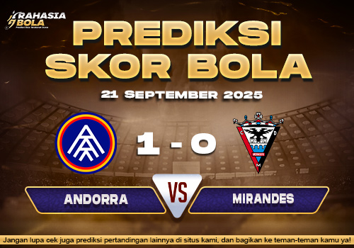 Prediksi Skor Bola Andorra vs Mirandes 21 September 2025