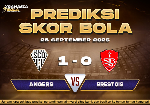 Prediksi Skor Bola Angers vs Brestois 28 September 2025