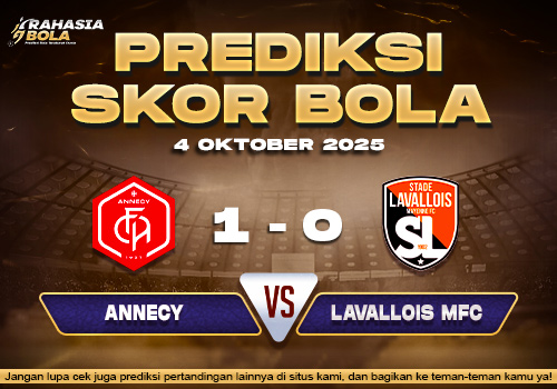 Prediksi Skor Bola Annecy vs Lavallois MFC 04 Oktober 2025