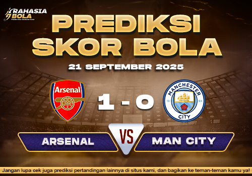 Prediksi Skor Bola Arsenal vs Manchester City 21 September 2025 1