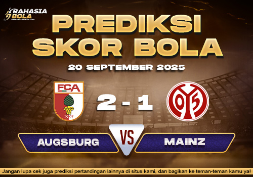 Prediksi Skor Bola Augsburg vs Mainz 20 September 2025