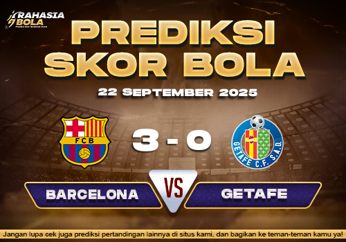 Prediksi Skor Bola Barcelona vs Getafe 22 September 2025