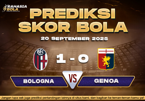 Prediksi Skor Bola Bologna vs Genoa 20 September 2025