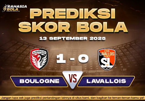 Prediksi Skor Bola Boulogne vs Lavallois MFC 13 September 2025
