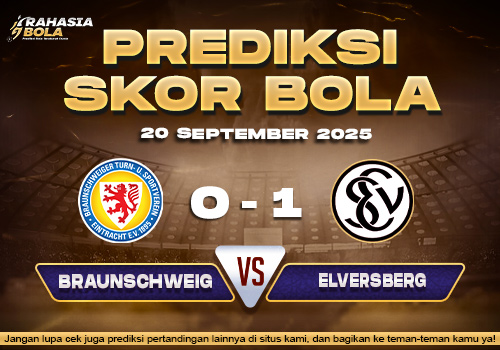 Prediksi Skor Bola Braunsch vs Elversberg 20 September 2025