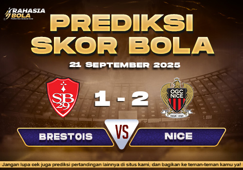 Prediksi Skor Bola Brestois vs Nice 21 September 2025