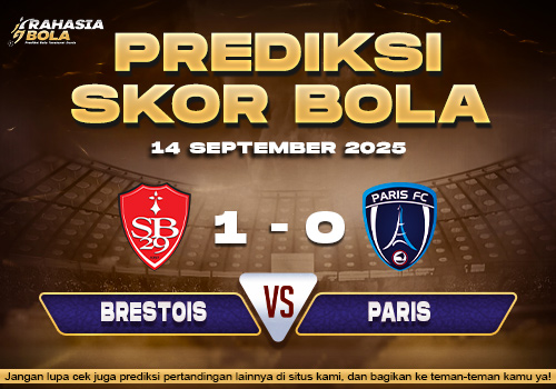 Prediksi Skor Bola Brestois vs Paris 14 September 2025