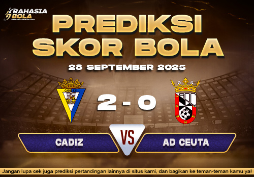 Prediksi Skor Bola Cadiz vs AD Ceuta 28 September 2025