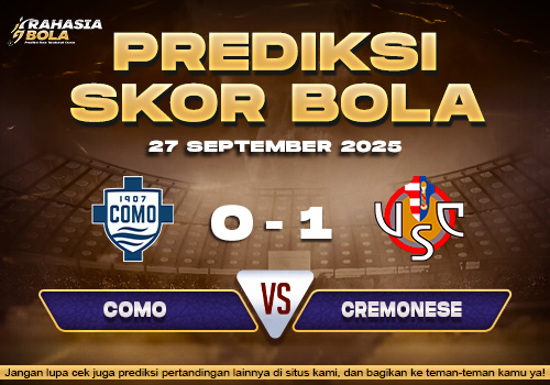 Prediksi Skor Bola Como vs Cremonese 27 September 2025