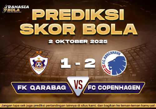 Prediksi Skor Bola FK Qarabag vs FC Copenhagen 2 Oktober 2025
