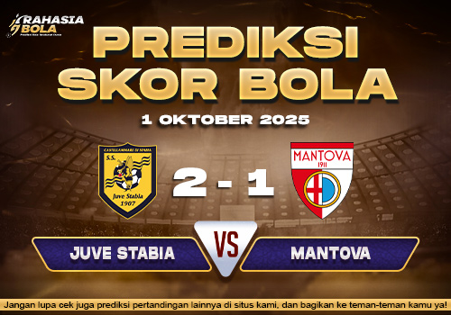 Prediksi Skor Bola Juve Stabia vs Mantova 01 Oktober 2025