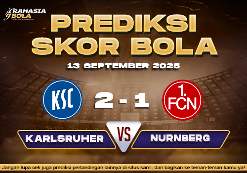 Prediksi Skor Bola Karlsruher vs Nurnberg 13 September 2025