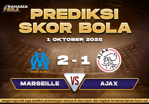 Prediksi Skor Bola Marseille vs Ajax 1 Oktober 2025