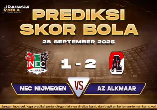 Prediksi Skor Bola Nijmegen vs AZ Alkmaar 28 September 2025