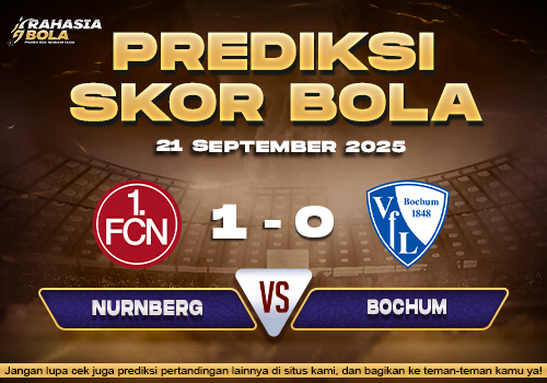 Prediksi Skor Bola Nurnberg vs Bochum 21 September 2025