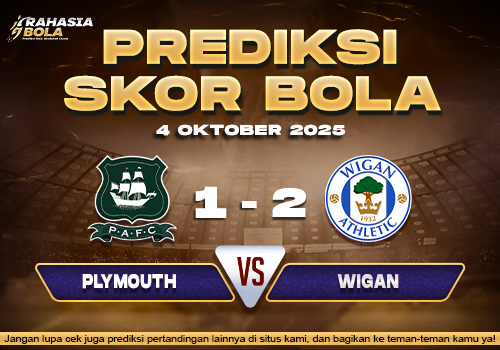 Prediksi Skor Bola Plymouth vs Wigan 04 Oktober 2025