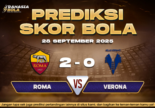 Prediksi Skor Bola Roma vs Verona 28 September 2025