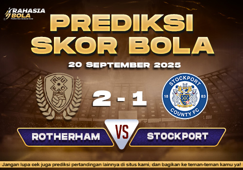 Prediksi Skor Bola Rotherham vs Stockport 20 September 2025