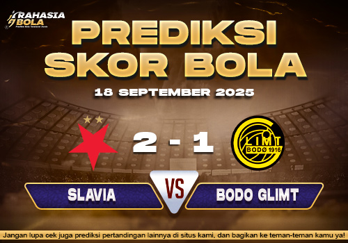 Prediksi Skor Bola Slavia Prague vs Bodo Glimt 18 September 2025