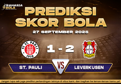 Prediksi Skor Bola St. Pauli vs Leverkusen 27 September 2025
