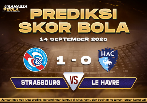 Prediksi Skor Bola Strasbourg vs Le Havre 14 September 2025