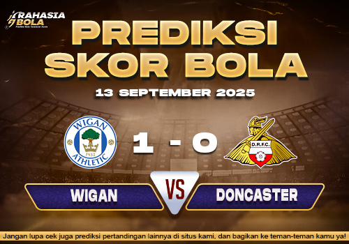 Prediksi Skor Bola Wigan vs Doncaster 13 September 2025