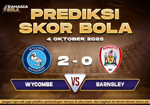 Prediksi Skor Bola Wycombe vs Barnsley 04 Oktober 2025