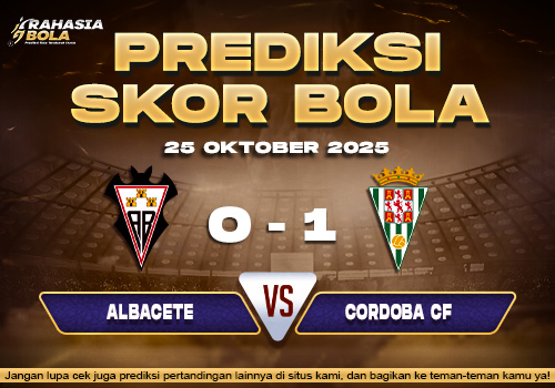 Prediksi Skor Bola Albacete vs Cordoba 25 Oktober 2025