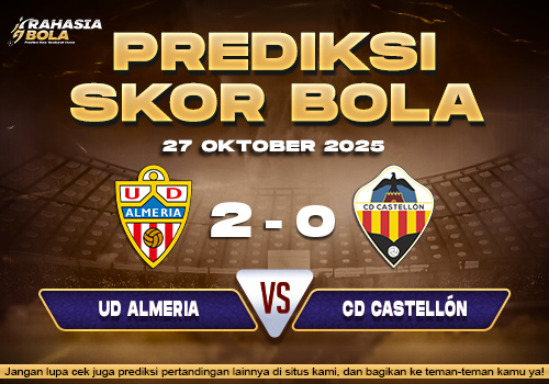 Prediksi Skor Bola Almeria vs Castellon 27 Oktober 2025