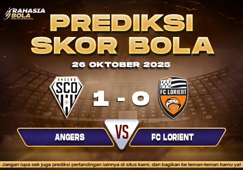 Prediksi Skor Bola Angers vs Lorient 26 Oktober 2025